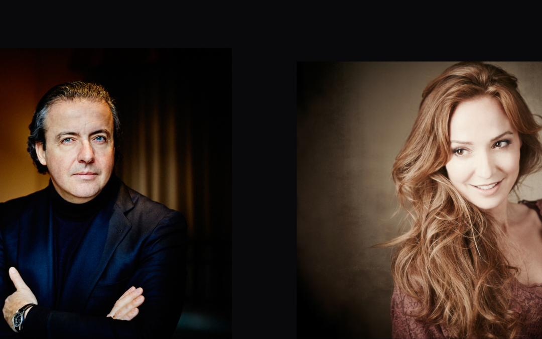 Juanjo Mena y Clara Mouriz con la Orquesta RTVE